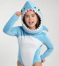 Shark Costume Female face swap