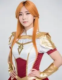 Simple Cosplay Costume For Female face swap