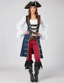 Simple Pirate Costume Woman face swap