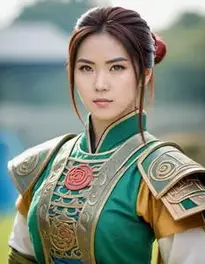Suki Kyoshi Warrior Cosplay face swap