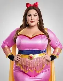 Super Plus Size Woman Halloween face swap