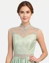 Unique Formal Dress Short face swap