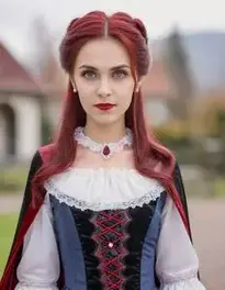 Vampire Costume Woman Easy face swap