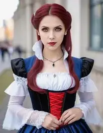 Vampire Lady Cosplay face swap