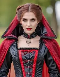 Vampire Woman Fancy Dress face swap