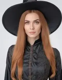 Witch Costume Woman face swap