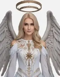 Woman Angel Death face swap