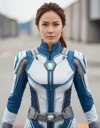Woman Blast Off Movie Character face swap