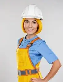 Woman Bob The Builder face swap