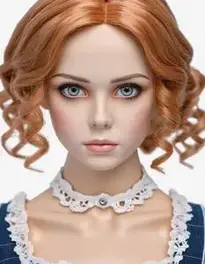 Woman Broken Doll face swap