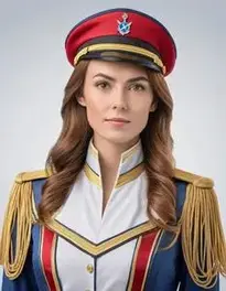 Woman Captain face swap