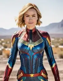 Woman Captain Dress face swap