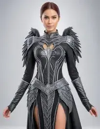 Woman Dark Angel face swap