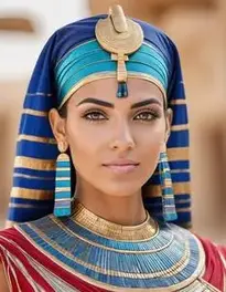 Woman Egyptian face swap