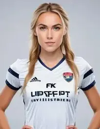 Woman Football face swap