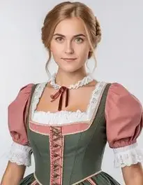 Woman German Outfit face swap