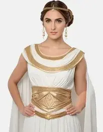 Woman Greek Goddess Fancy Dress face swap