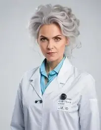 Woman Mad Scientist face swap