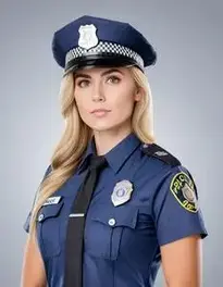 Woman Police Officer Halloween face swap