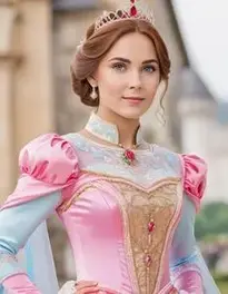 Woman Princess Fancy Dress face swap