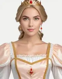 Woman Princess Halloween face swap