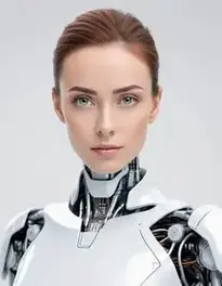 Woman Robot face swap