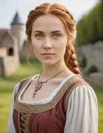 Zefotim Woman Medieval Dress face swap