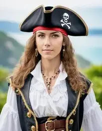 Adult Pirate face swap