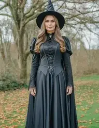Adult Witch face swap