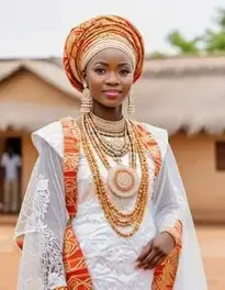 African Traditional Wedding Dress face swap