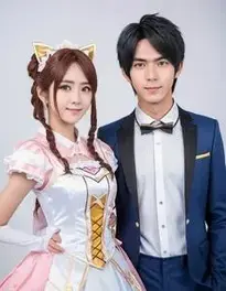 Anime Couple Cosplay face swap