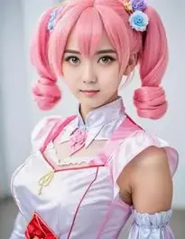Anime Fancy Dress face swap