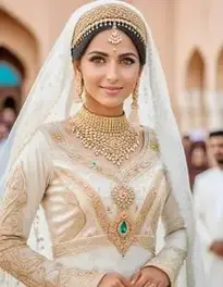 Arabic Wedding Dress face swap