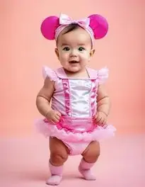 Baby Halloween Costume Girl face swap