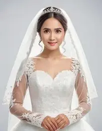 Bride Dress For Marriage face swap