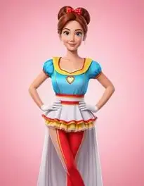 Wife Life Cartoon Character face swap
