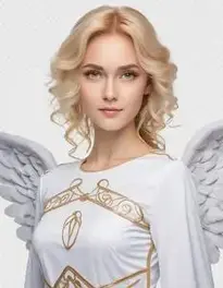 Woman Angel face swap