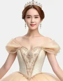 Woman Ball Gowns face swap