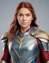 Woman Brave face swap