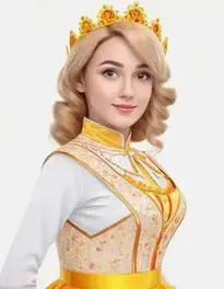 Woman Cartoon Fancy Dress face swap