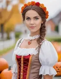 Woman Classic Halloween face swap