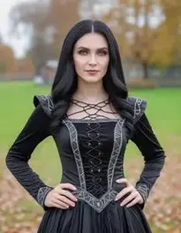 Woman Dark Witch face swap