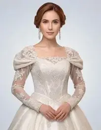 Woman Designer Gowns face swap
