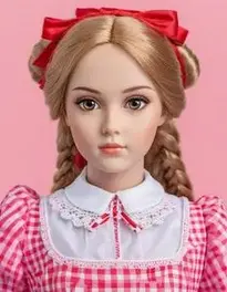 Woman Doll face swap
