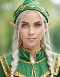 Woman Elf Halloween face swap