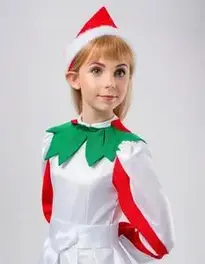 Woman Elf The Shelf face swap