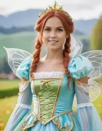 Woman Fairy Tale Halloween face swap
