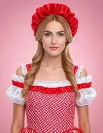 Woman Fancy Dress Homemade face swap