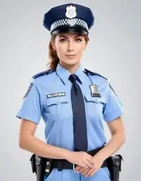 Woman Fancy Dress Police face swap