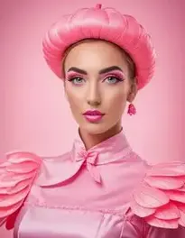 Woman Flamingo Fancy Dress face swap